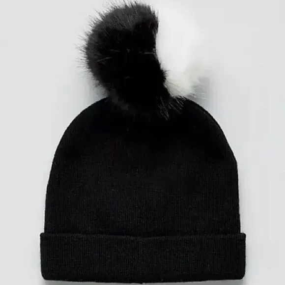 Monki Ombre Pom Pom Hat - Picture 3 of 4